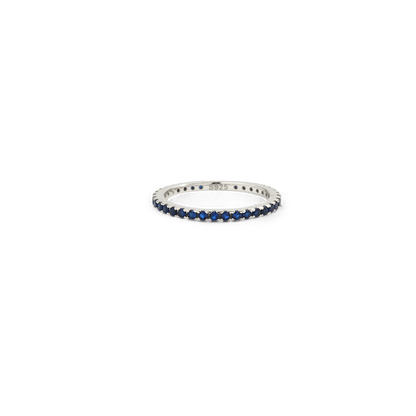 September Birthstone Eternity Stacking Ring