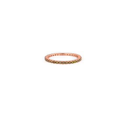 August Birthstone Eternity Stacking Ring