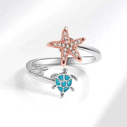 Turtle Star Life Ring