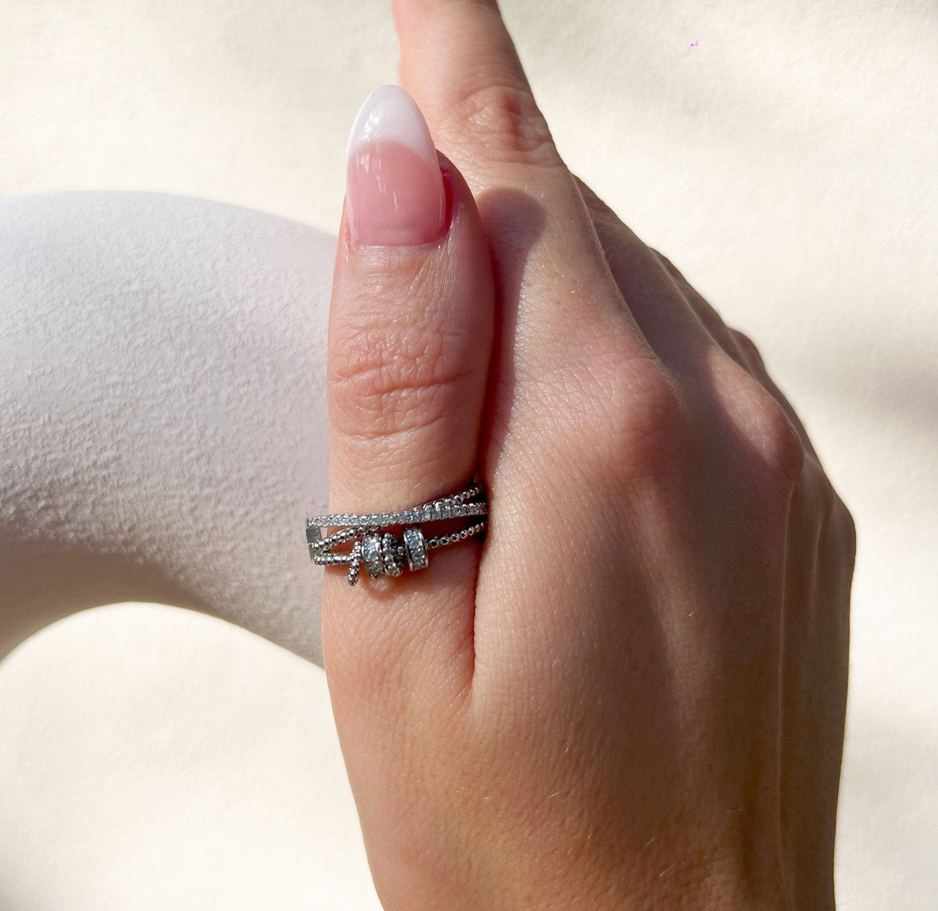 Serenity Sliding Worry Ring