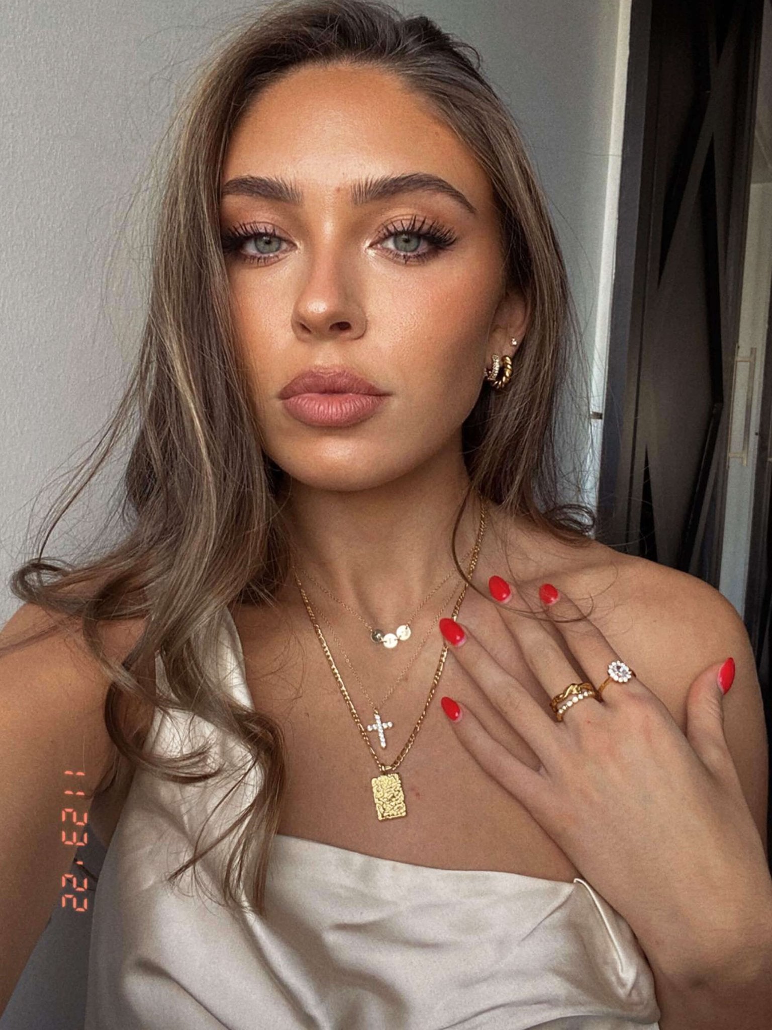 Ariadne Zirconia Cross Pendant Necklace