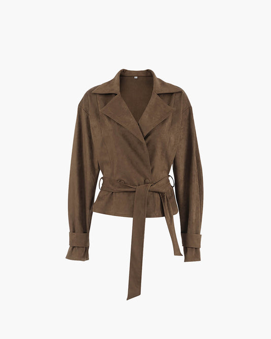 Ariana Retro Suede Jacket