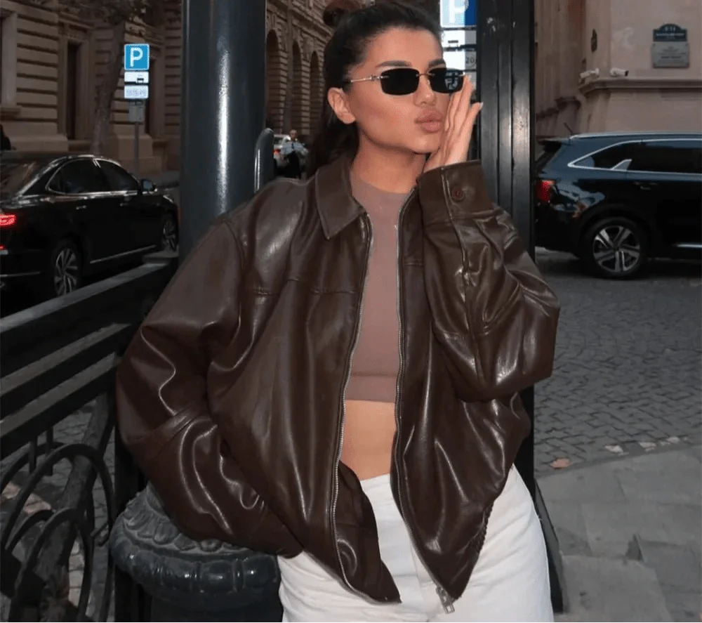 Aurora Vegan Leather Jacket