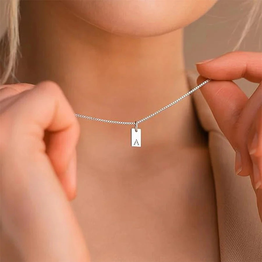 Bella Initial Pendant Necklace