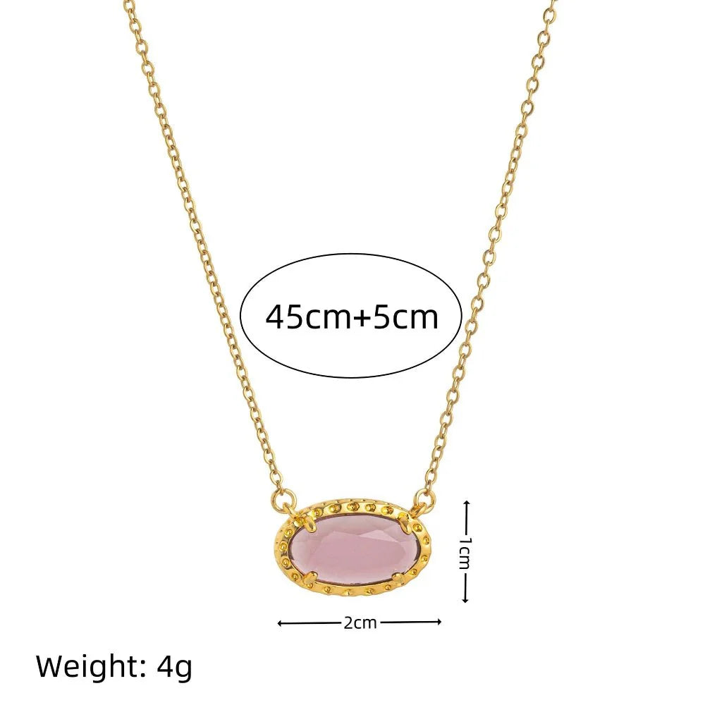 Blythe Natural Stone Necklace