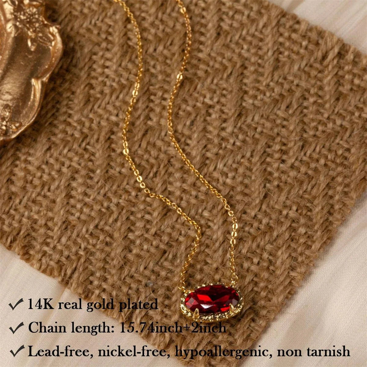 Blythe Natural Stone Necklace