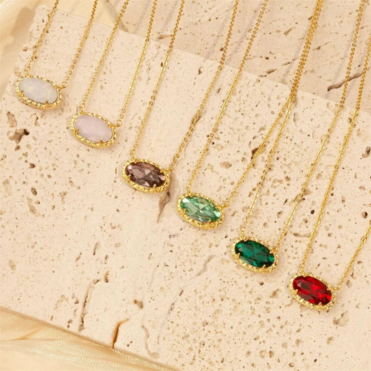 Blythe Natural Stone Necklace