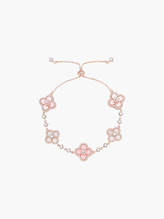 Cataleya Flower Zirconia Bracelet