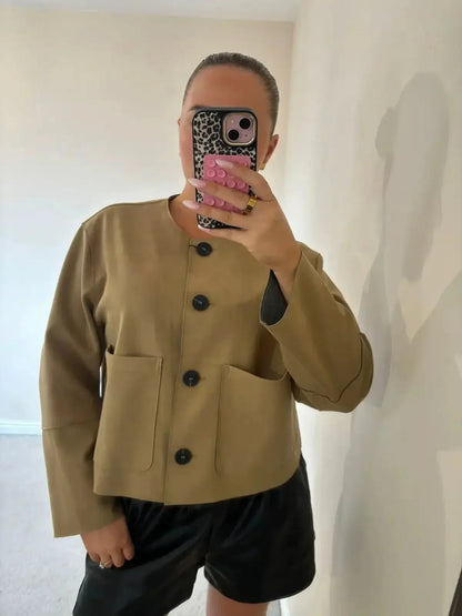 Chloe Jacket Soft Suede