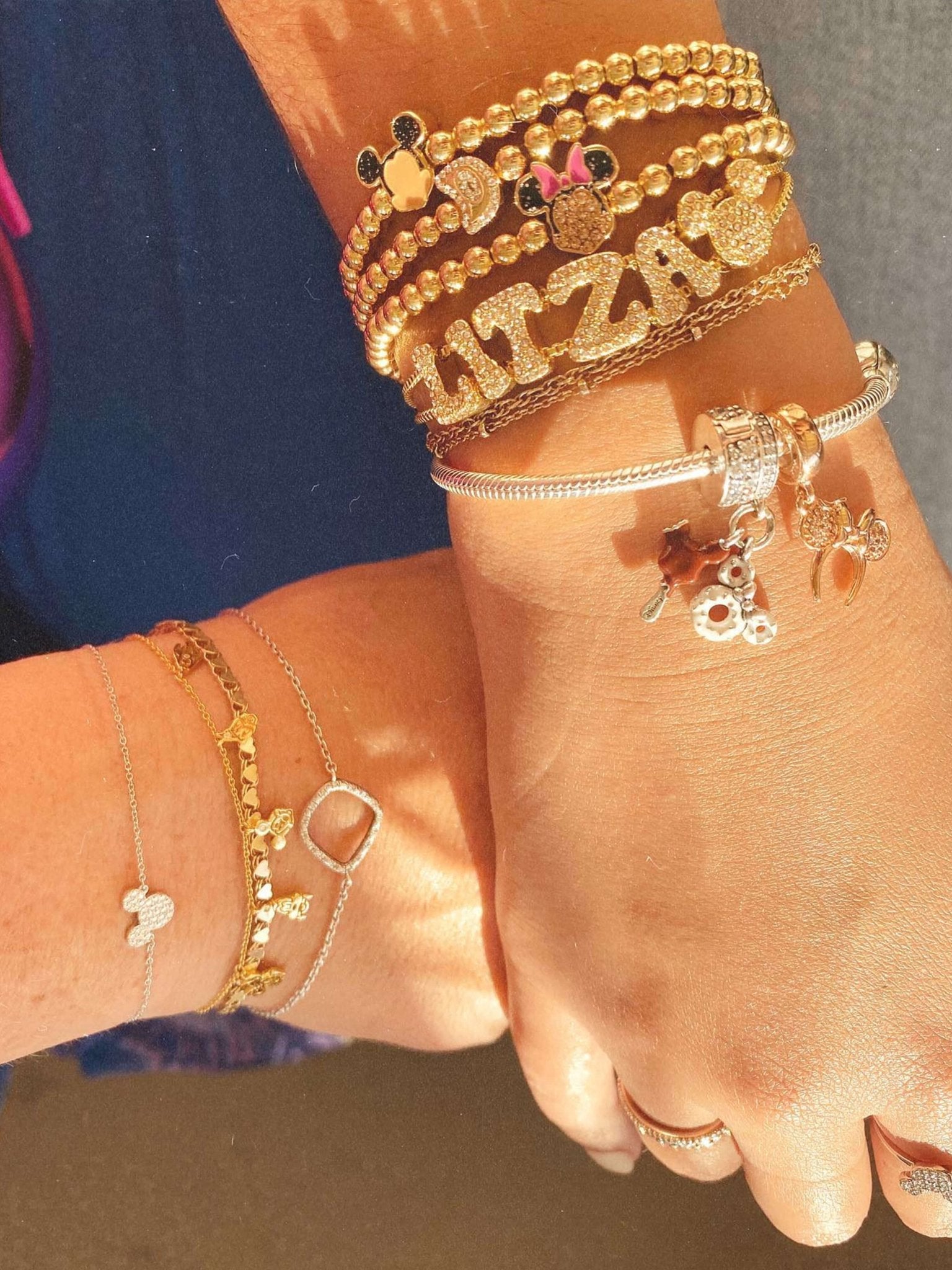 Customizable Bubble Letter Bracelet