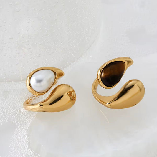 Dahlia Pearl Ring