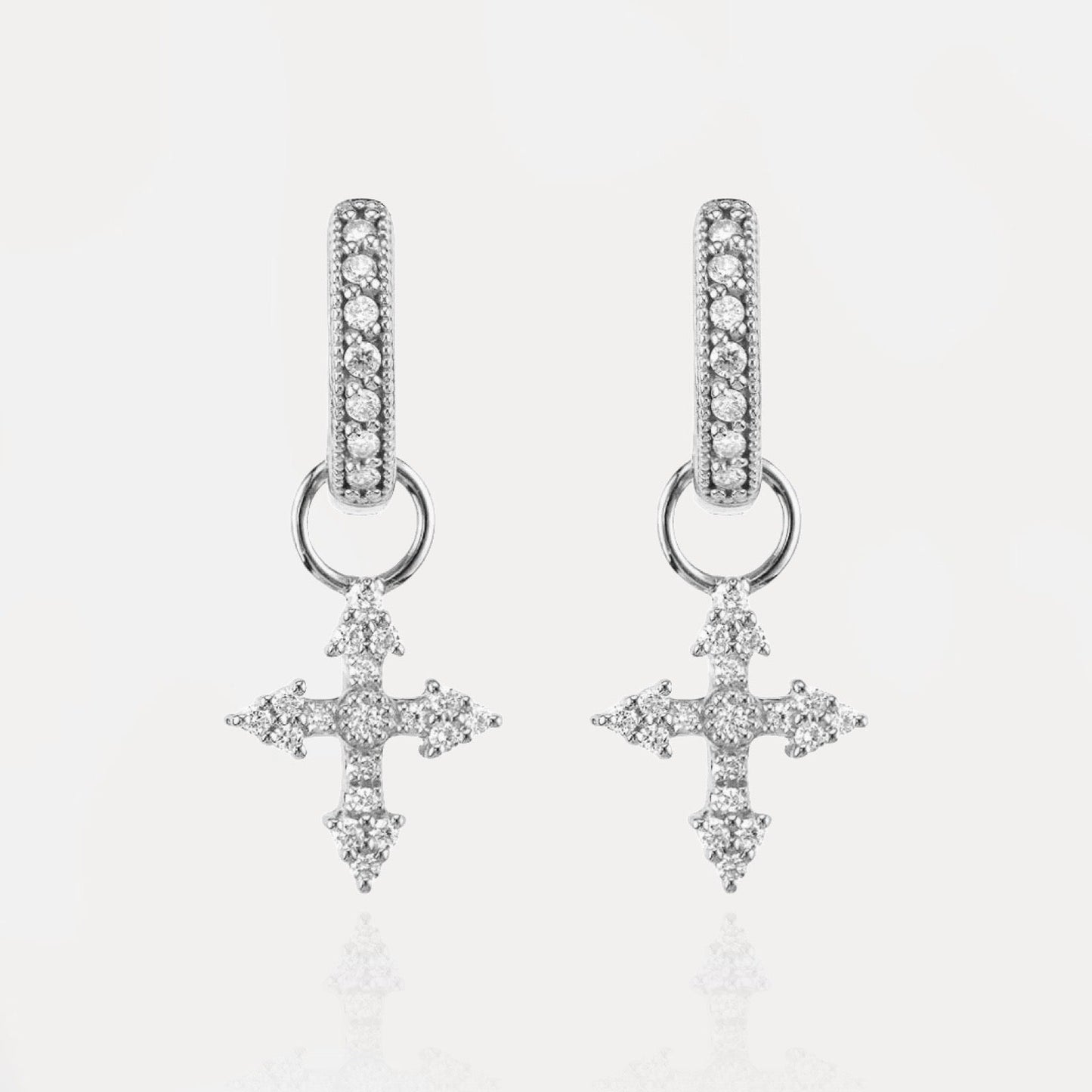 Divina Cross Earrings