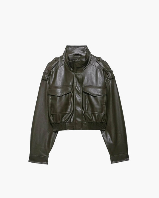 Eleanor Faux Leather Jacket