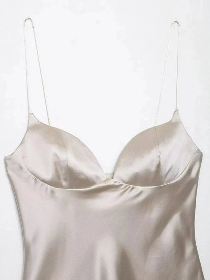 Elizabeth Satin Sling Top