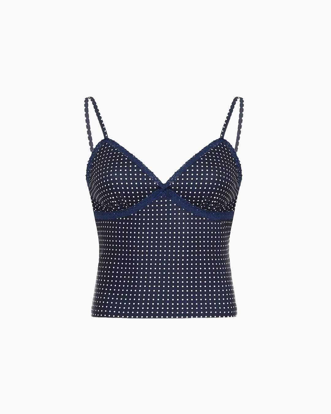 Ellaine Polka Dot Crop Top