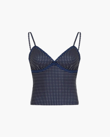 Ellaine Polka Dot Crop Top