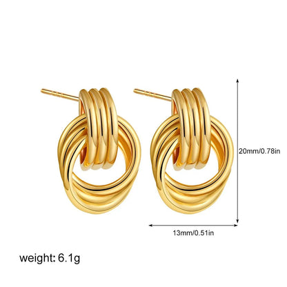 Emily Knot Stud Earrings