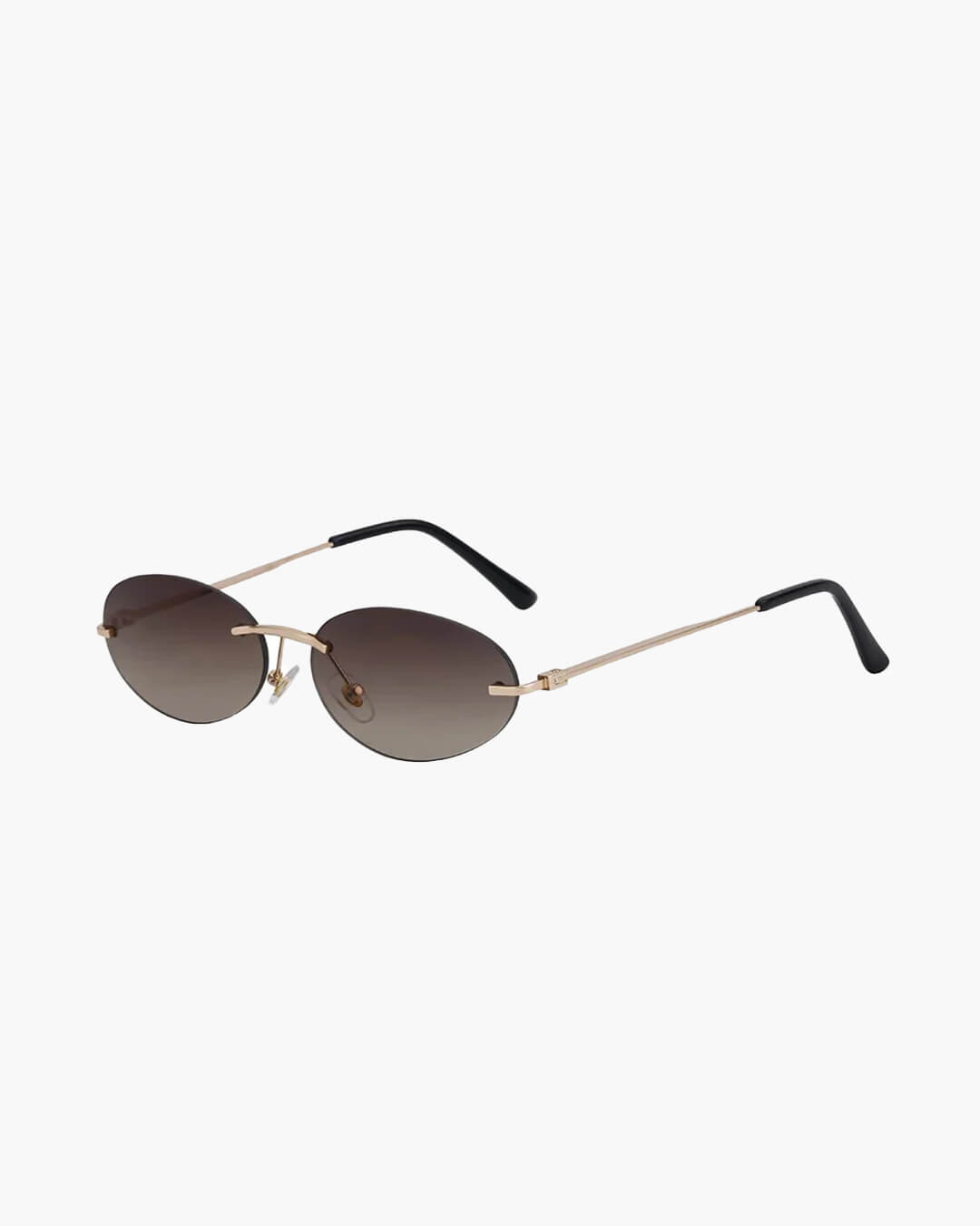 Evelyn Oval Retro Sunglasses