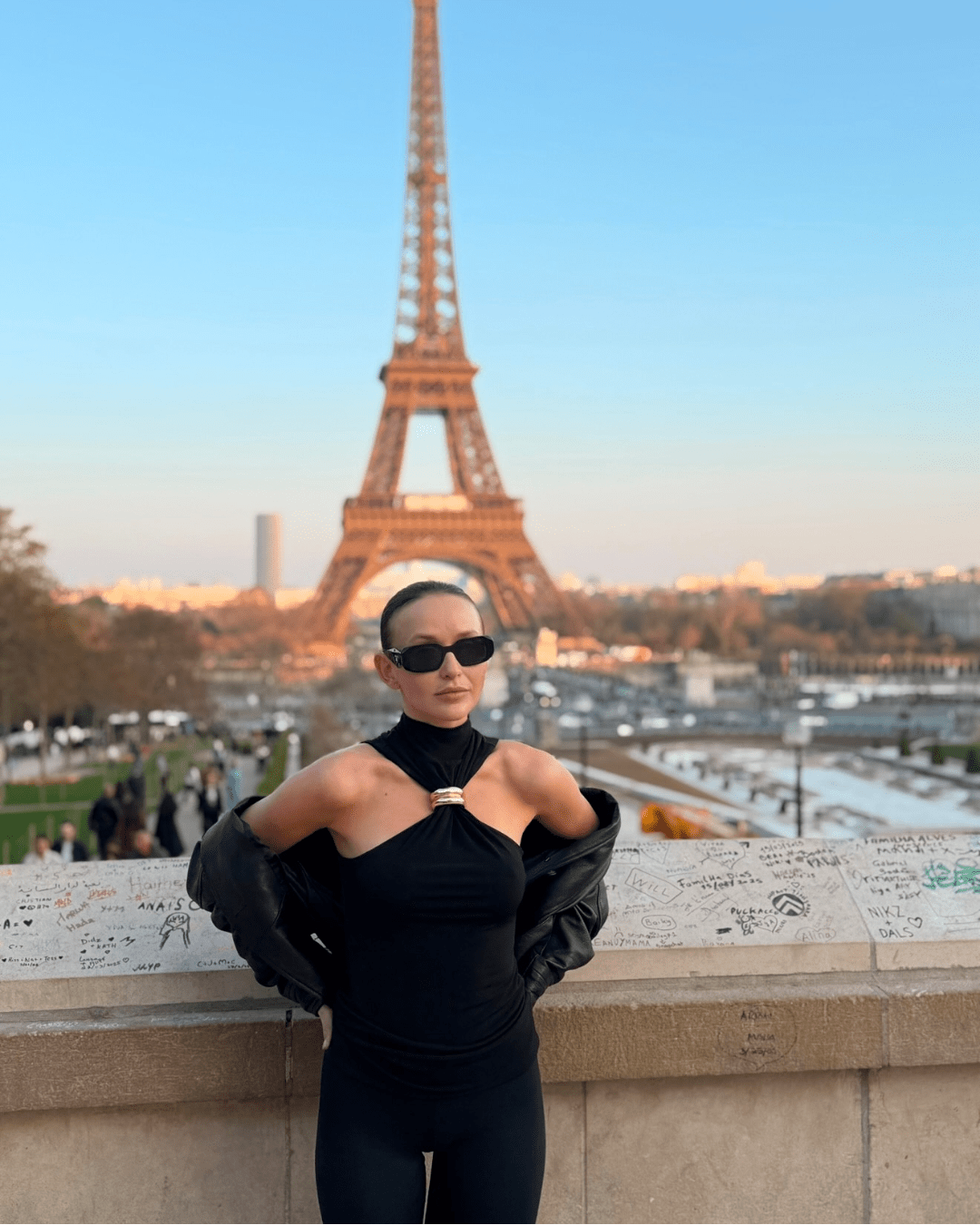 Gertrude Gold Accent Halter Top