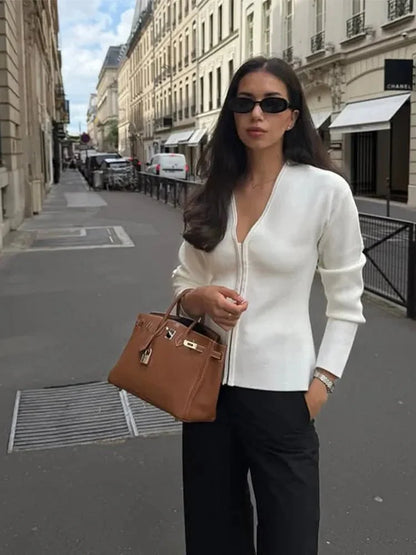 Glenda Cardigan with Zipper