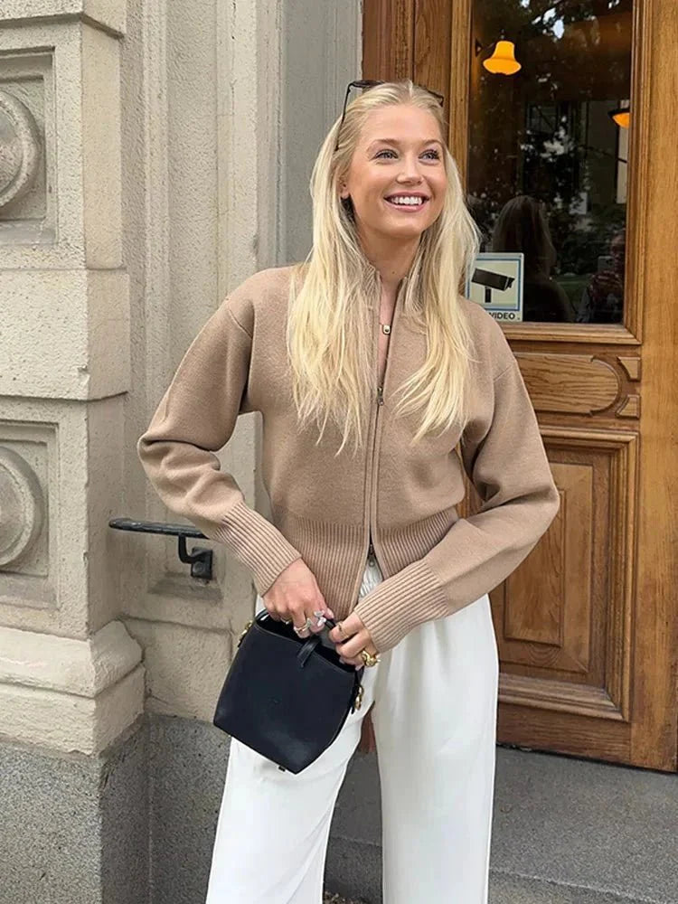 Glenda Cardigan with Zipper