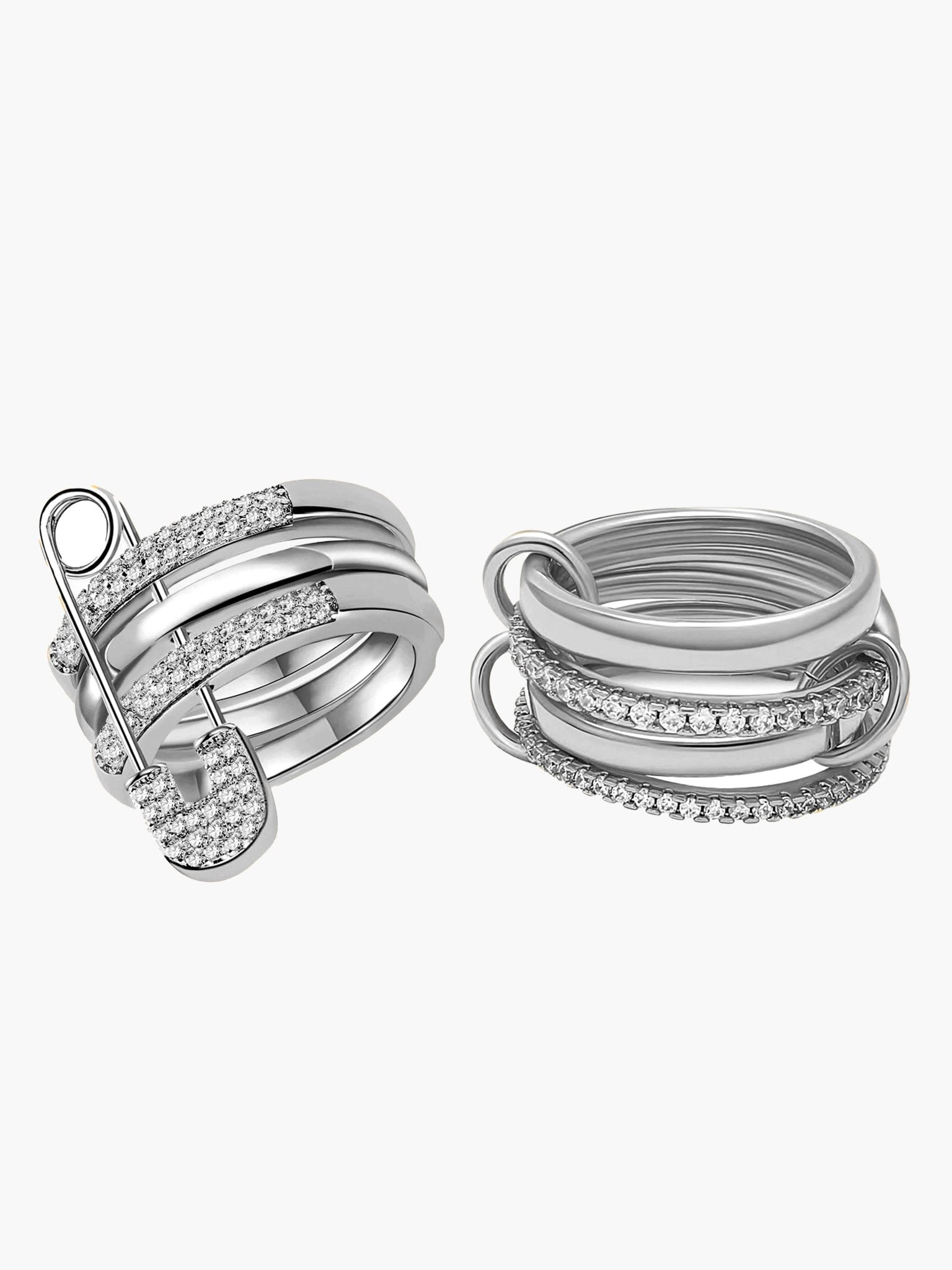 Iconic Ring Bundle Silver