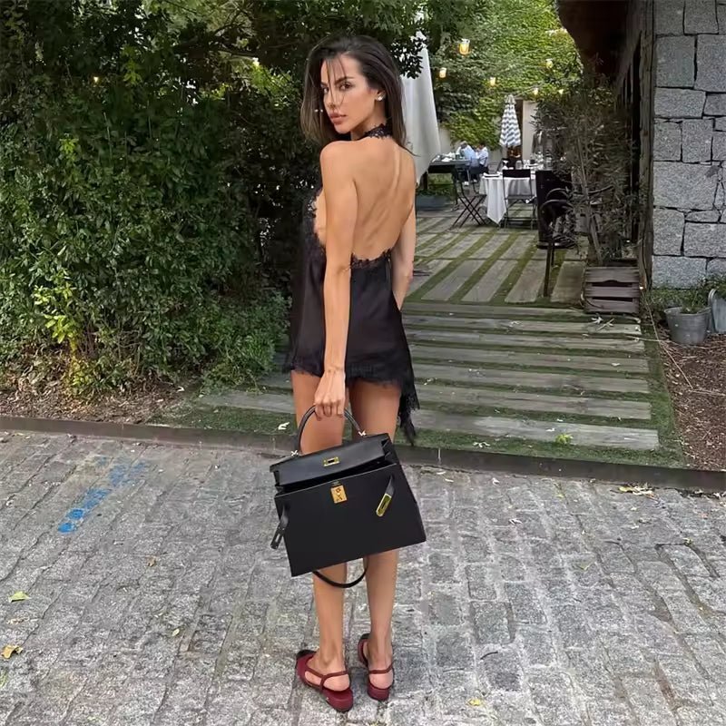 Jenny Backless Lace Top