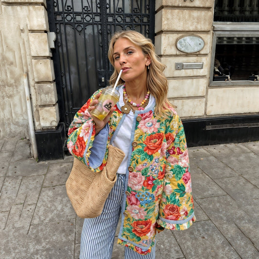 Jona Quilted Floral Jacket
