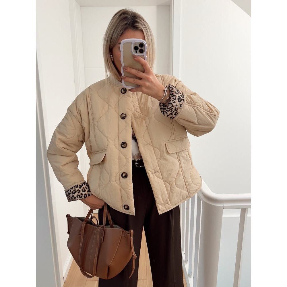 Agnes Quilted Bomber Jacket