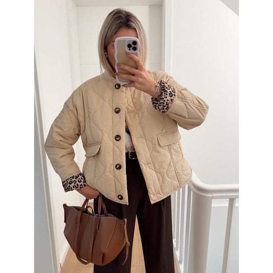 Agnes Quilted Bomber Jacket
