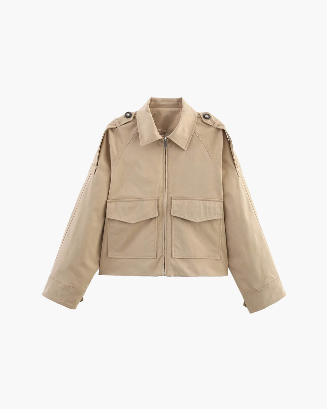 Juliana Cropped Trench Jacket