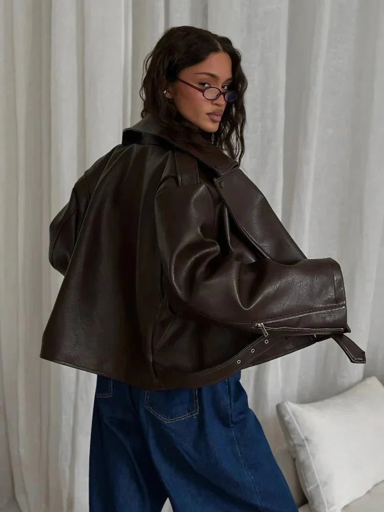 Karen Vegan Leather Jacket