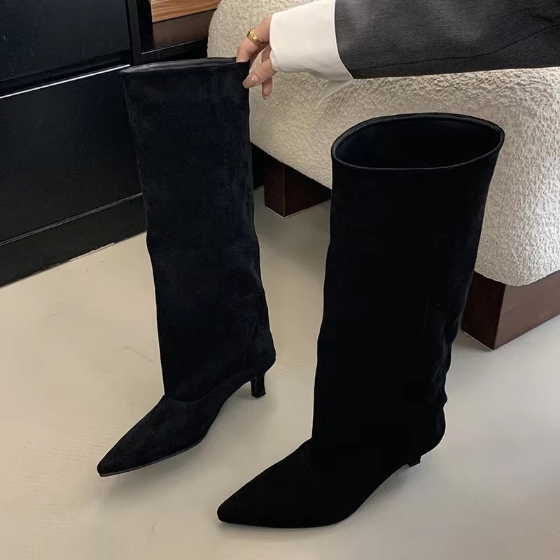 Kendall Knee High Suede Boots