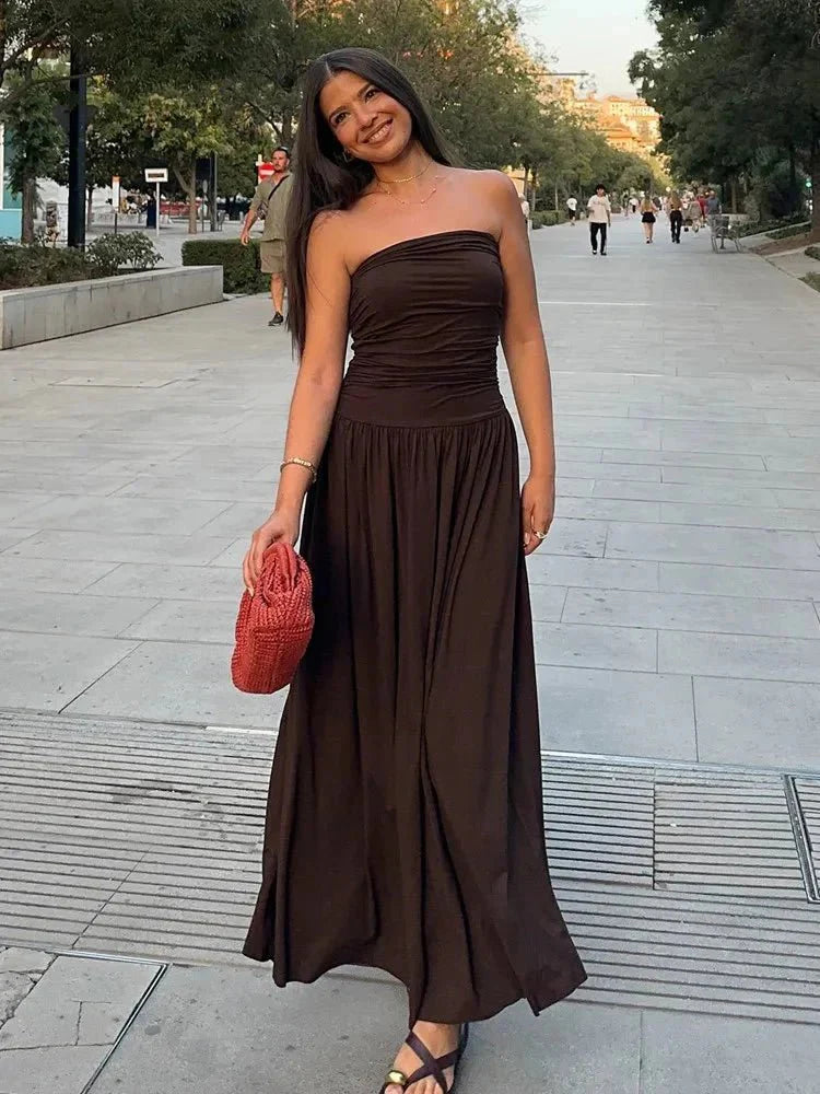 Kendall Bandeau Midi Dress