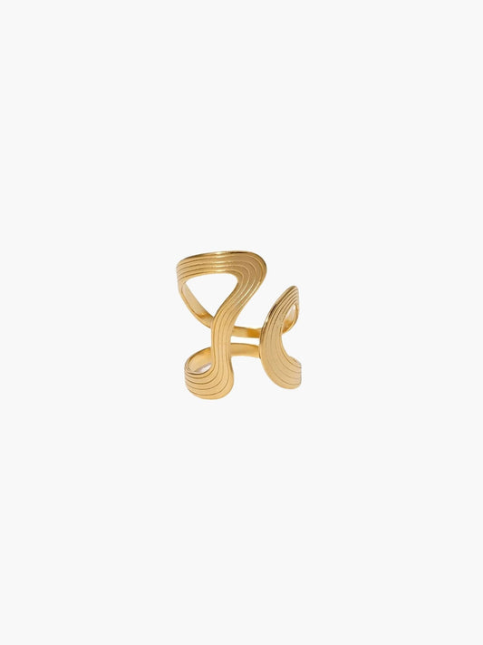Kendra Asymmetrical Wave Ring