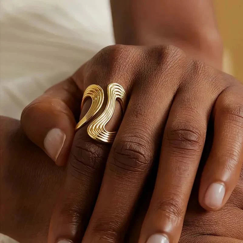 Kendra Asymmetrical Wave Ring