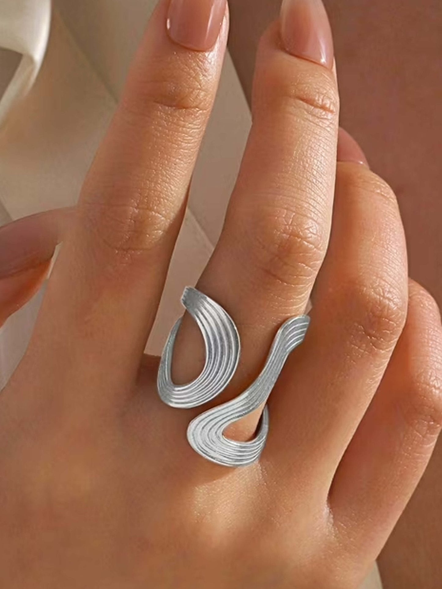 Kendra Asymmetrical Wave Ring