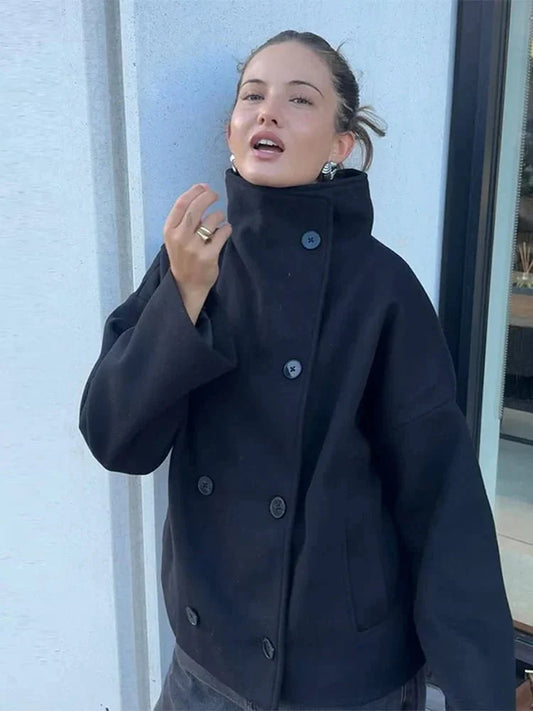 Lauren Jacket with Stand Collar