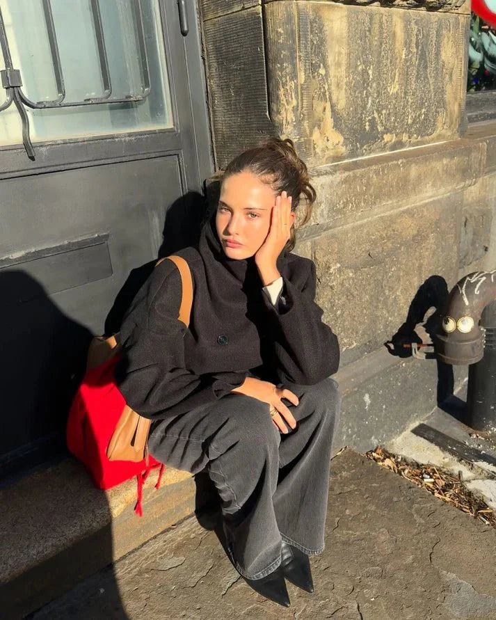 Lauren Jacket with Stand Collar