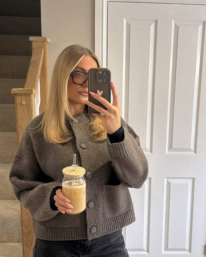 Leah Thick Knitted Cardigan