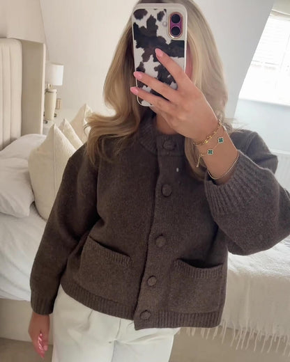 Leah Thick Knitted Cardigan