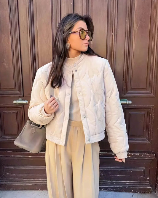 Leonie Quilted Embroidered Jacket