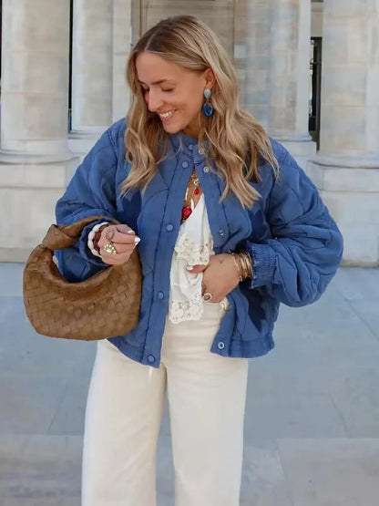 Leonie Quilted Embroidered Jacket