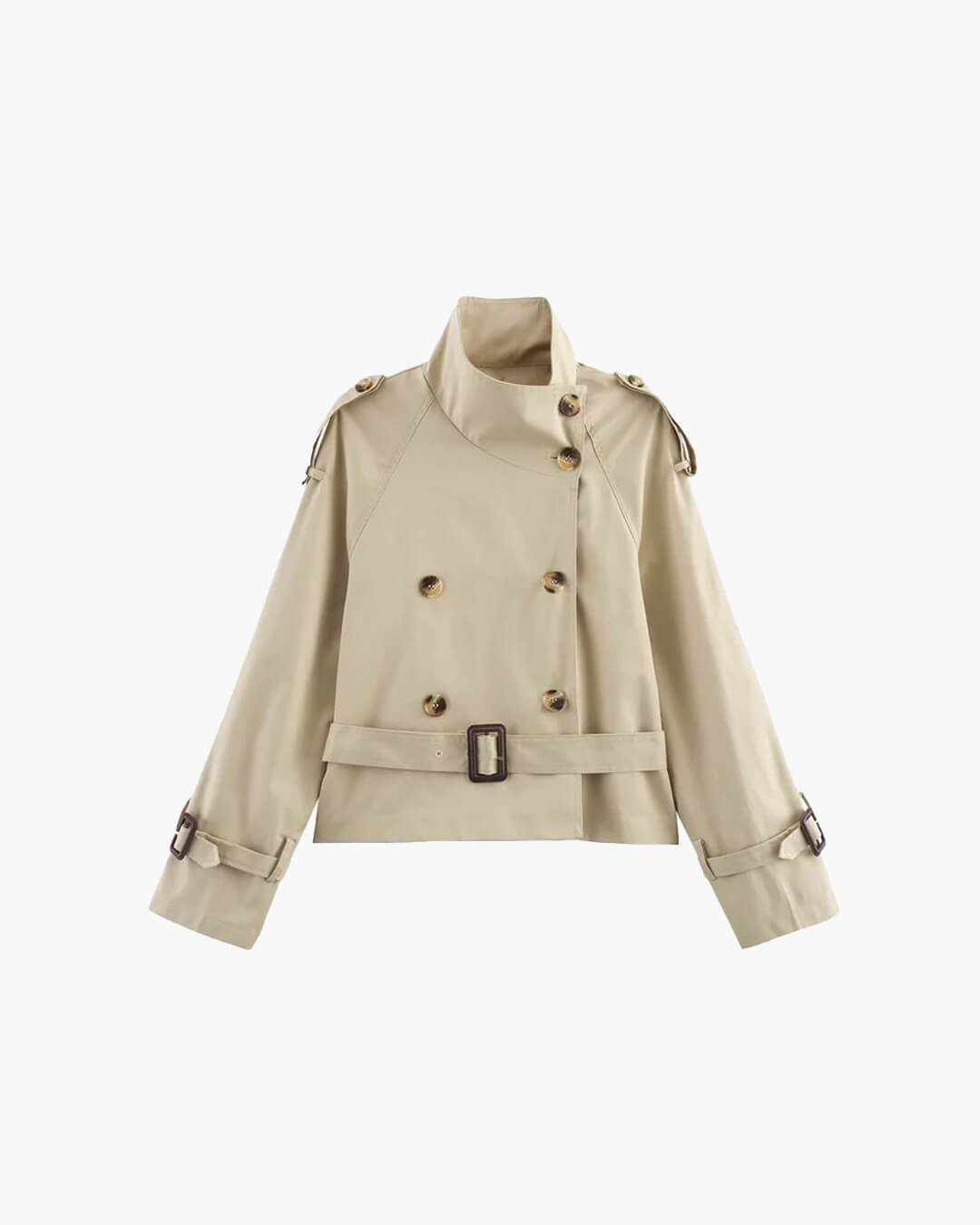 Lisa Cropped Trench Coat
