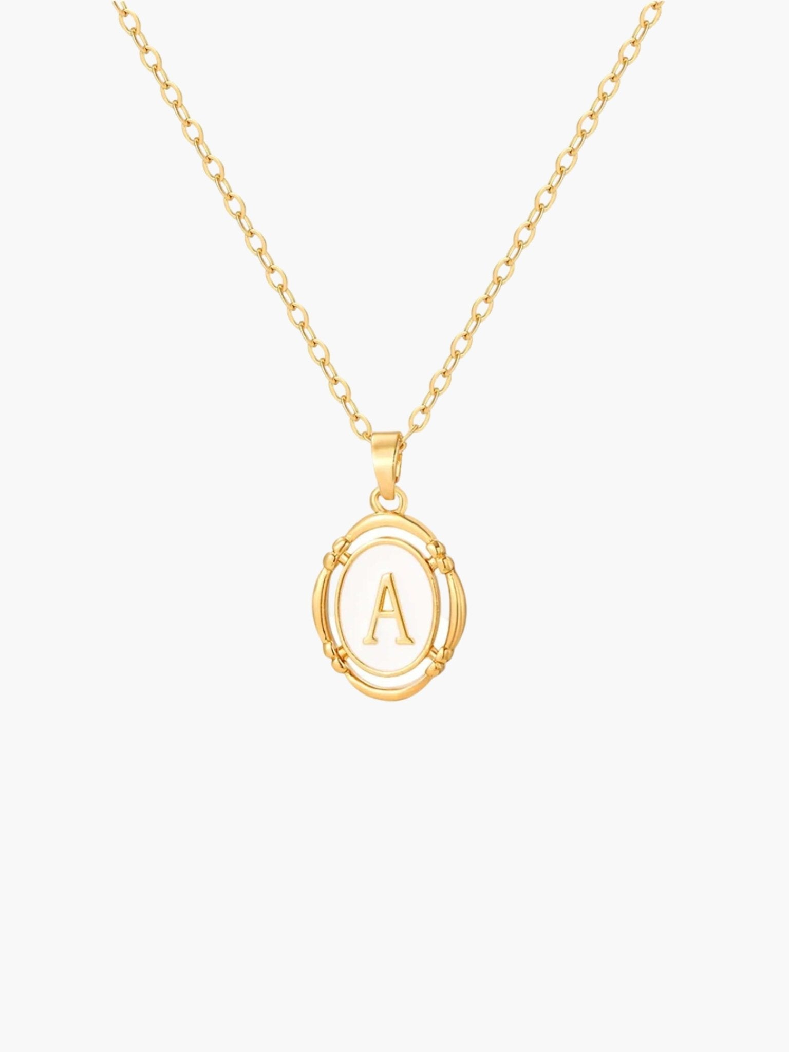 Liza Initial Pendant Necklace