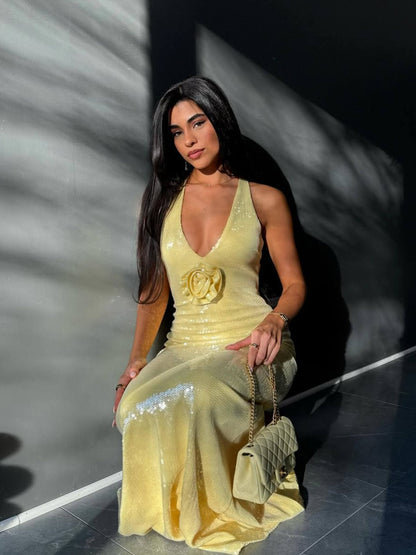 Marge Sequin Maxi Dress