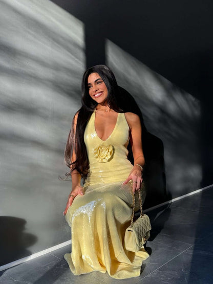 Marge Sequin Maxi Dress