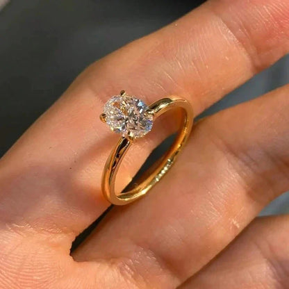 Maribel Oval Zirconia Ring