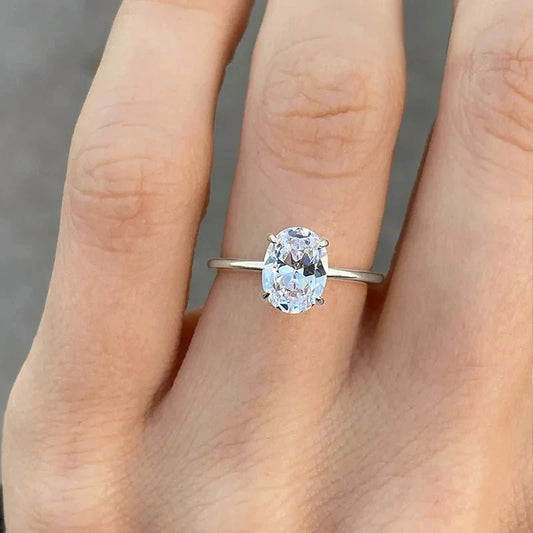 Maribel Oval Zirconia Ring