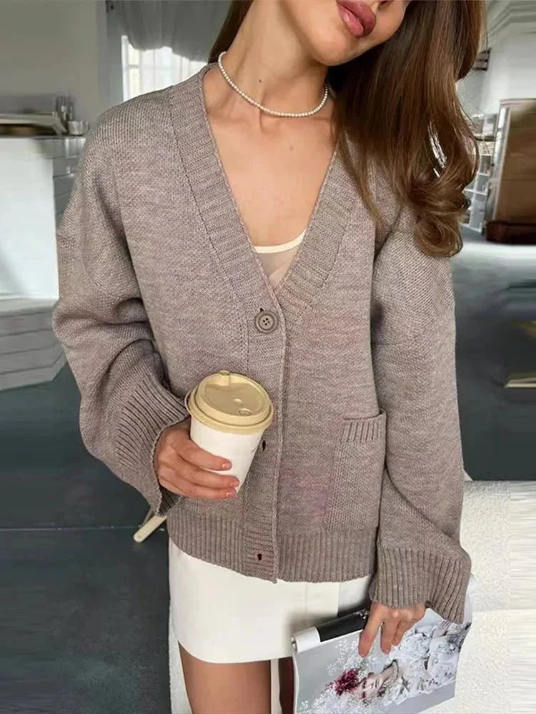 Melissa Elegant V Neck Cardigan